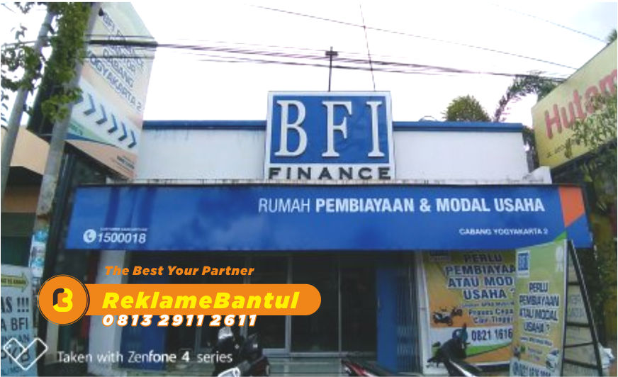 Reklame Plang Nama Papan Nama kantor finance Di Bantul